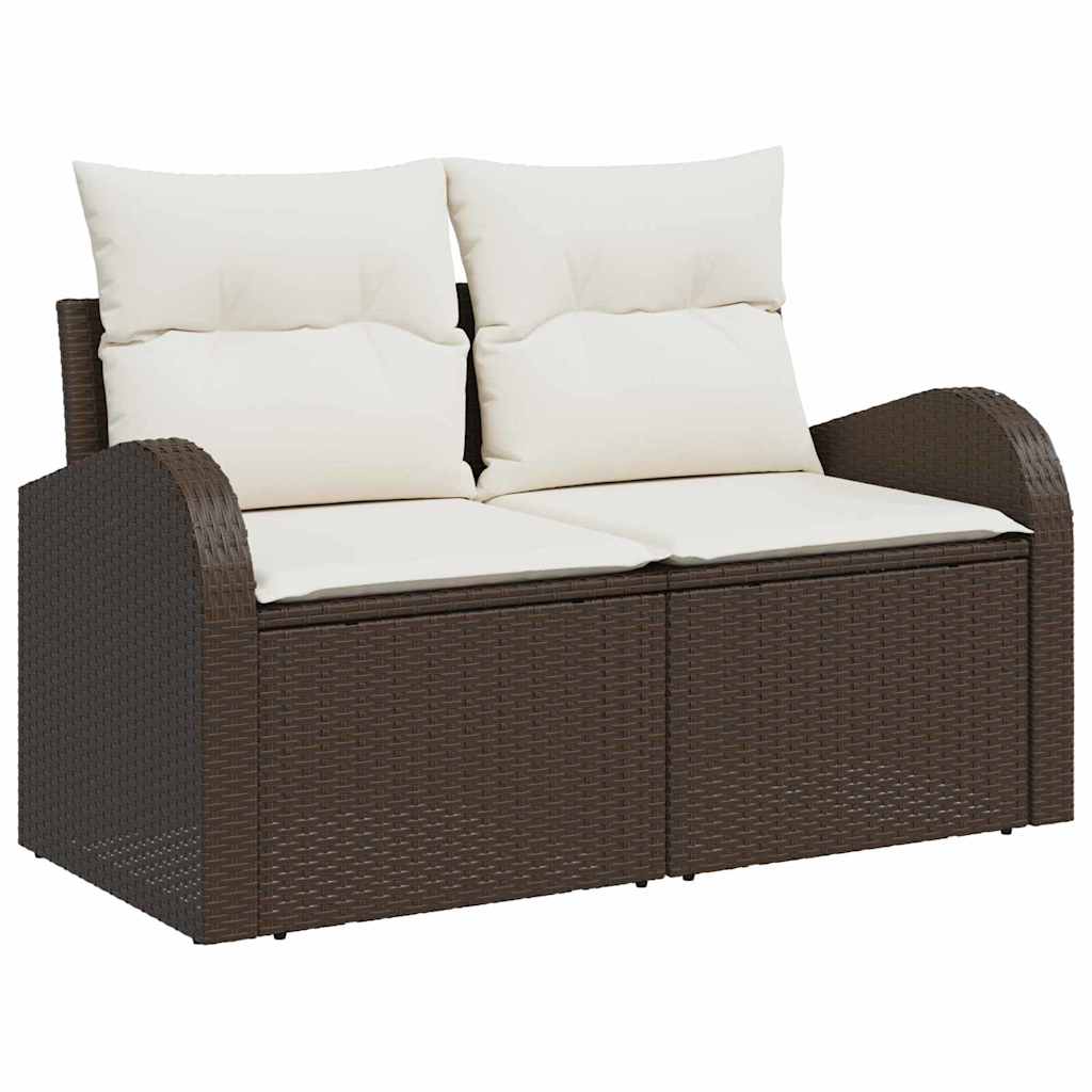 Tuin Sofa Set Met Kussen 5 Pcs Poly Riet