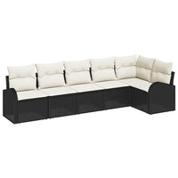 Tuin Sofa Set Met Kussen 6 Pcs Poly Riet