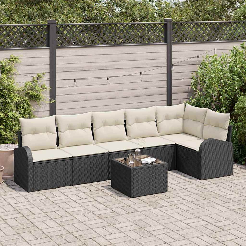 Tuin Sofa Set Met Kussen 6 Pcs Poly Riet