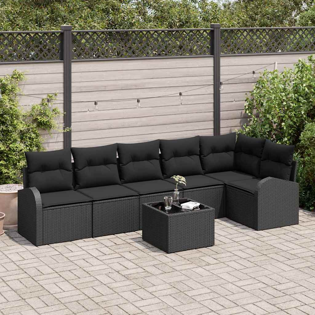 Tuin Sofa Set Met Kussen 6 Pcs Poly Riet