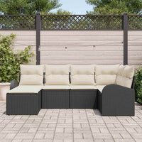 Tuin Sofa Set Met Kussen 6 Pcs Poly Riet