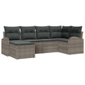 Tuin Sofa Set Met Kussen 6 Pcs Poly Riet