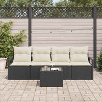 Tuin Sofa Set Met Kussen 5 Pcs En Crème 55 X 55 X 37 Cm