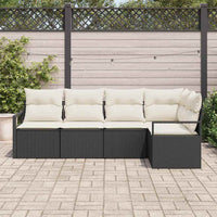 Tuin Sofa Set Met Kussen Met Opslag 5 Pcs En Crème