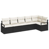 Tuin Sofa Set Met Kussen Met Opslag 6 Pcs En Crème