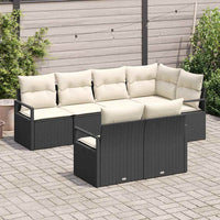 Tuin Sofa Set Met Kussen Met Opslag 7 Pcs En Crème