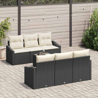 Tuin Sofa Set Met Kussen 7 Pcs En Crème 55 X 55 X 37 Cm