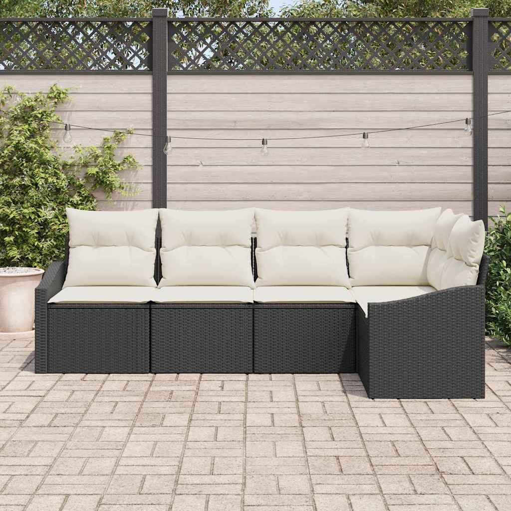 Tuin Eetset Met Kussen Met Opslag 5 Pcs En Crème