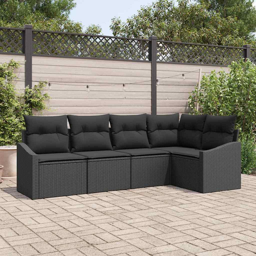 Tuin Eetset Met Kussen Met Opslag 5 Pcs En Crème