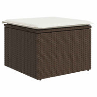Tuin Eetset Met Kussen Met Opslag 6 Pcs En Crème