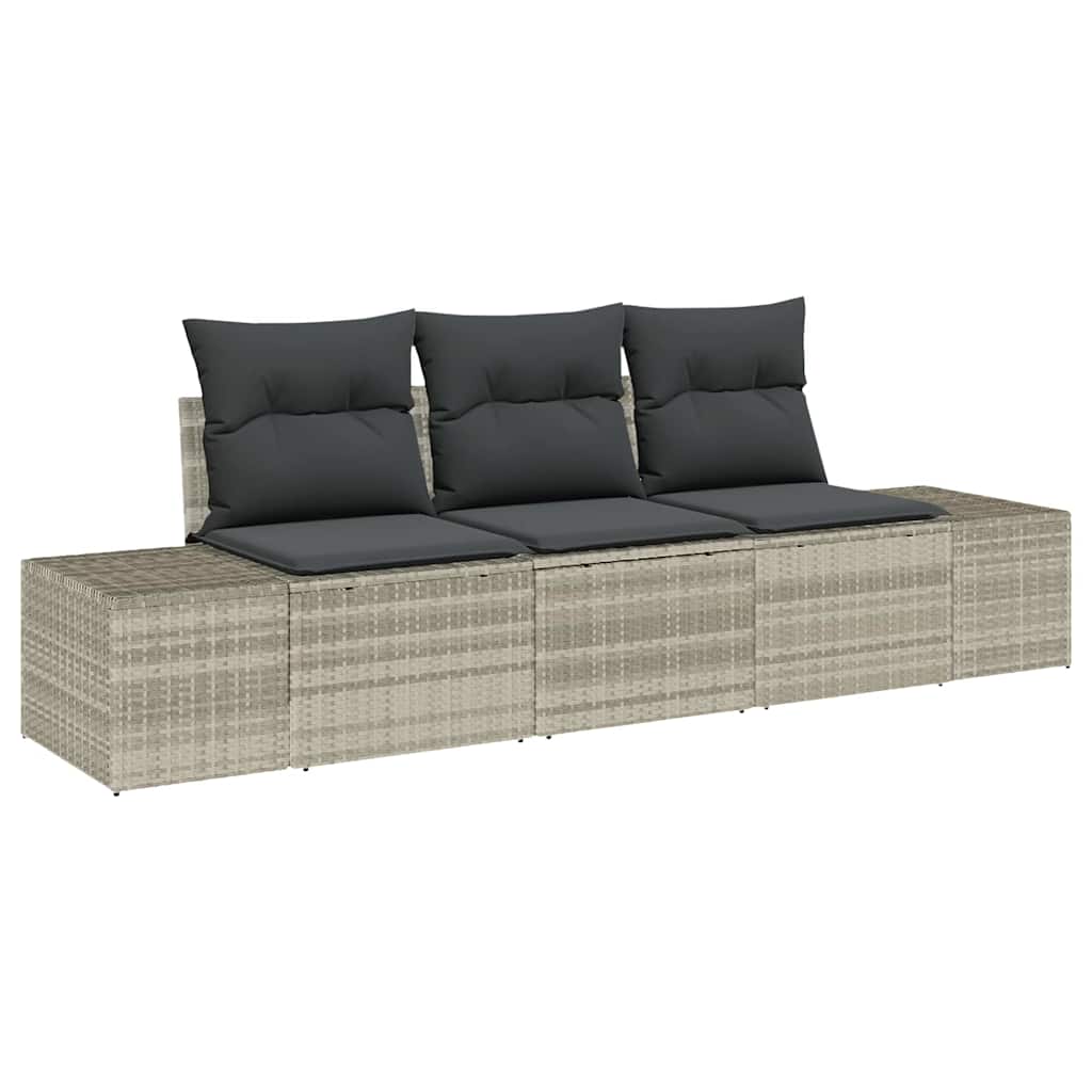 Tuin Sofa Set Met Kussen Met Opslag 3 Pcs