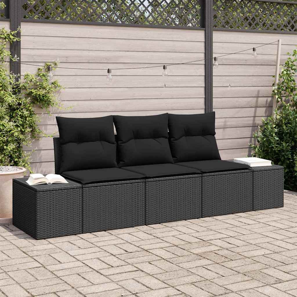 Tuin Sofa Set Met Kussen Met Opslag 3 Pcs