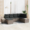 Tuin Sofa Set 6 Pcs 264 X 154 X 85 Cm Poly Riet