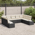 Tuin Sofa Set 10 Pcs 289 X 209 X 85 Cm Poly Riet