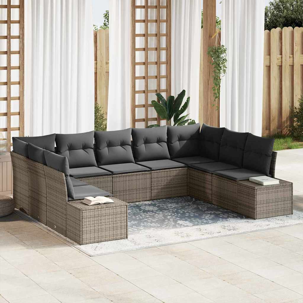Tuin Sofa Set 10 Pcs 289 X 209 X 85 Cm Poly Riet
