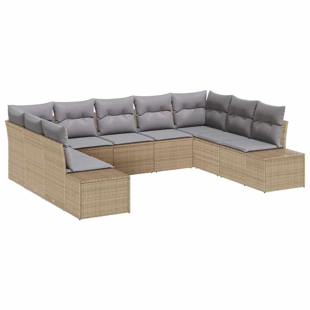 Tuin Sofa Set 10 Pcs 289 X 209 X 85 Cm Poly Riet