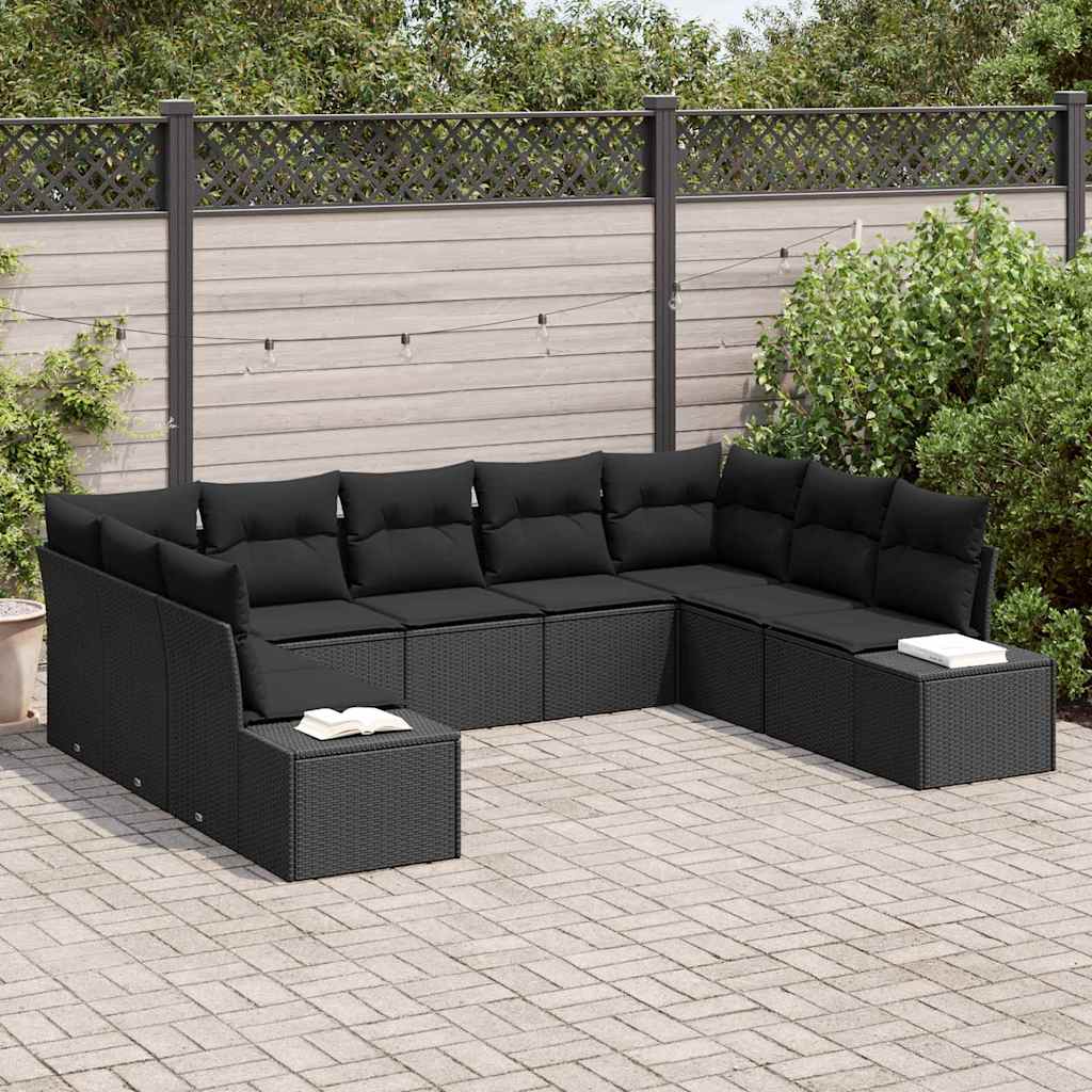 Tuin Sofa Set 10 Pcs 289 X 209 X 85 Cm Poly Riet