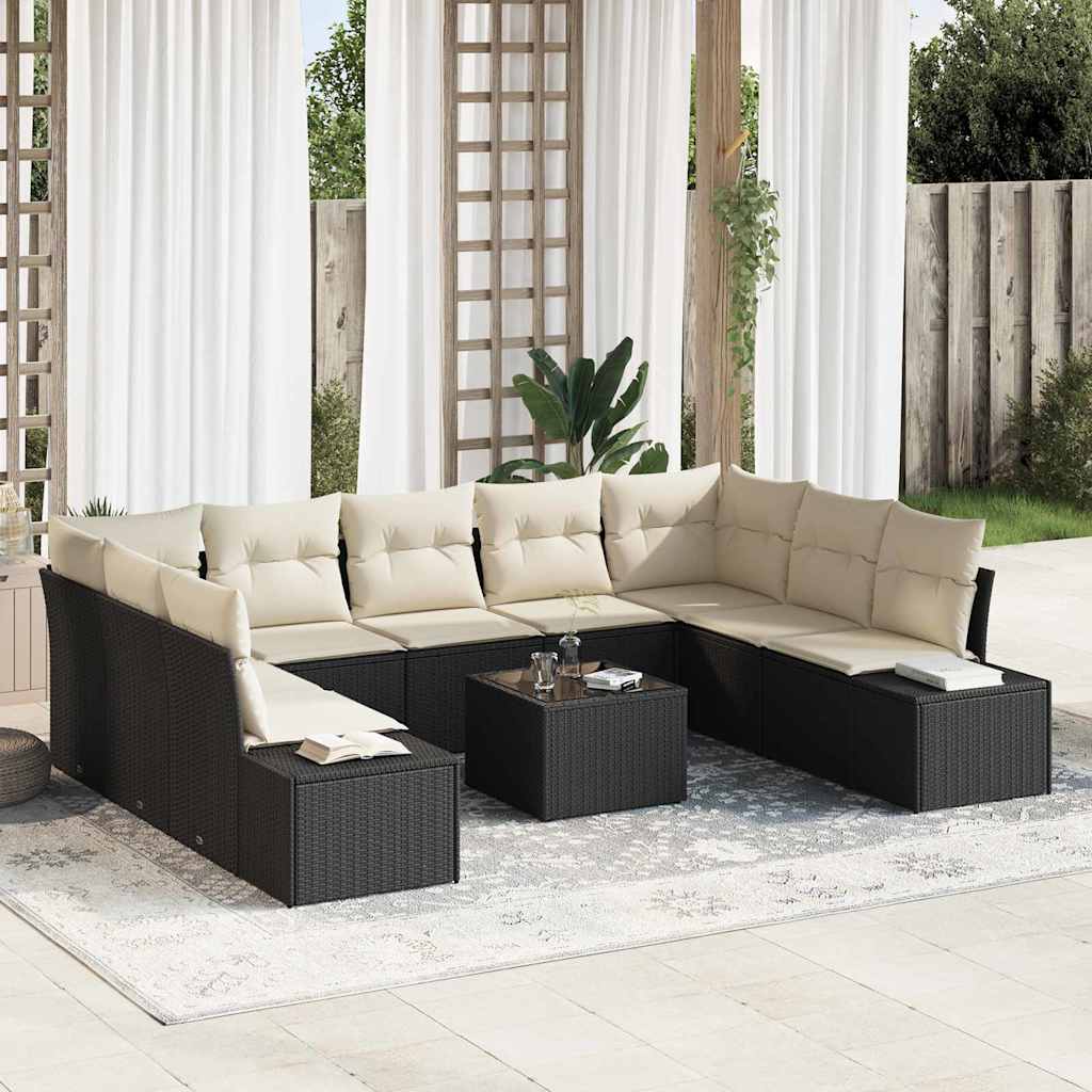 Tuin Sofa Set 10 Pcs 289 X 209 X 85 Cm Poly Riet
