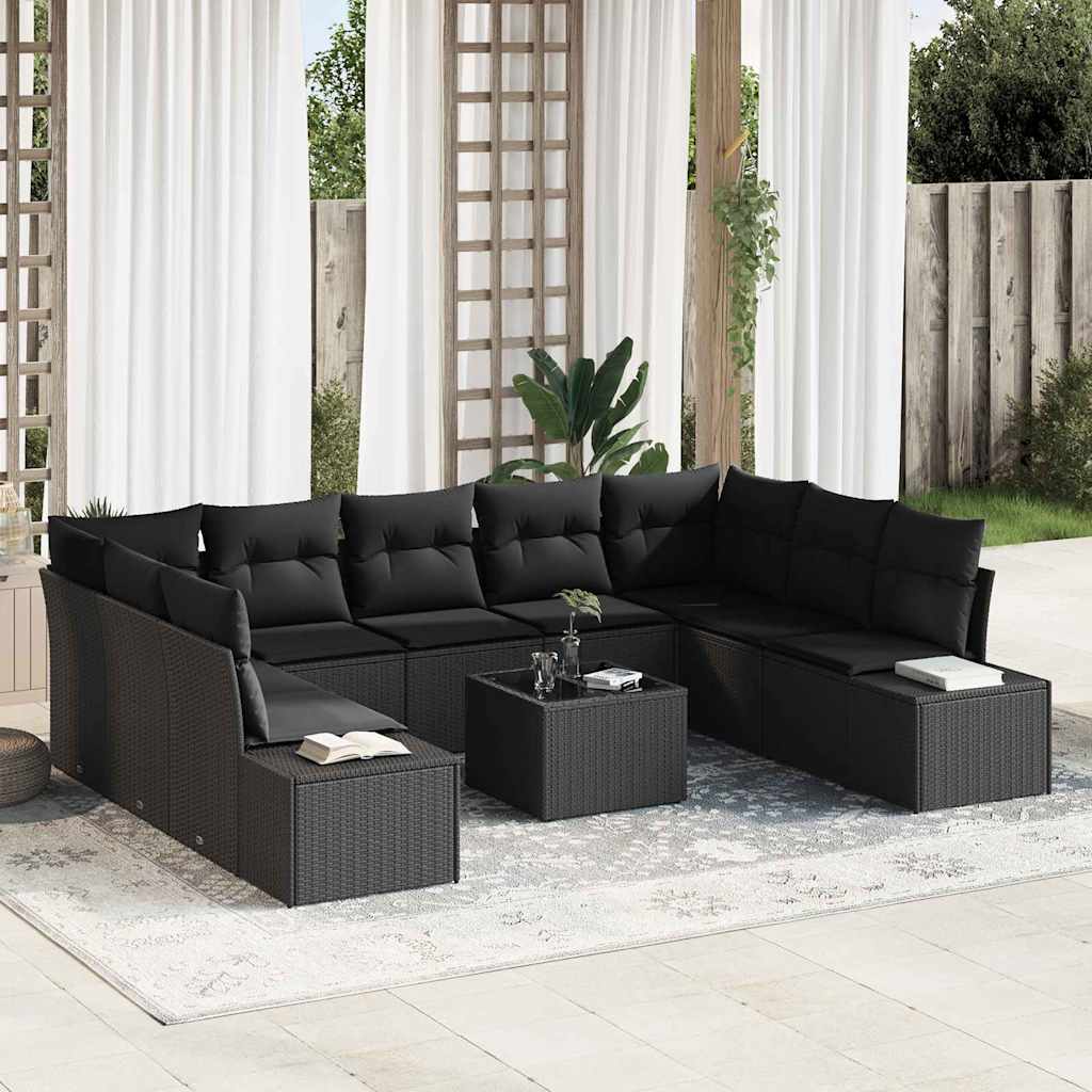 Tuin Sofa Set 10 Pcs 289 X 209 X 85 Cm Poly Riet
