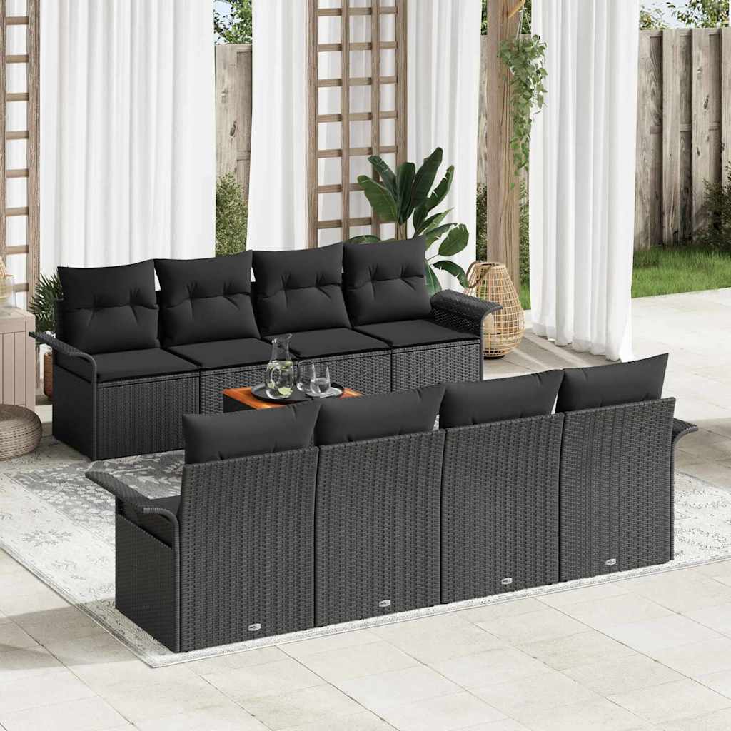 Tuin Sofa Set Met Kussen 7 Pcs En Crème 55 X 55 X 37 Cm