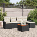 Tuin Sofa Set Met Kussen Met Opslag 6 Pcs
