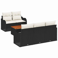 Tuin Sofa Set Met Kussen 6 Pcs En Crème 55 X 55 X 37 Cm