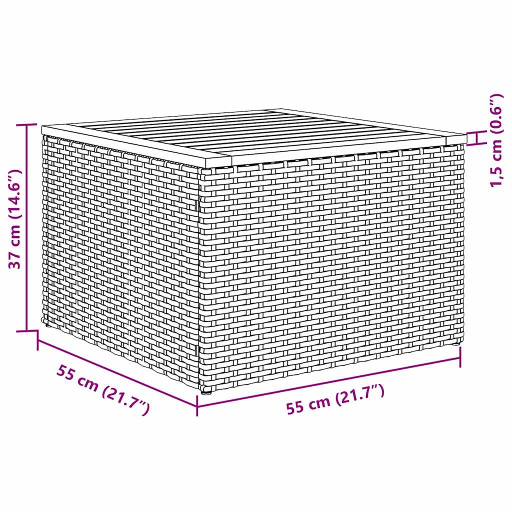 Tuin Sofa Set 9 Pcs
