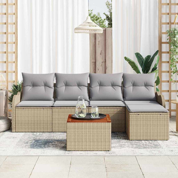 Tuin Sofa Set 6 Pcs