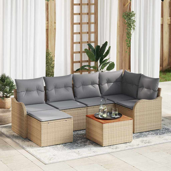 Tuin Sofa Set 7 Pcs