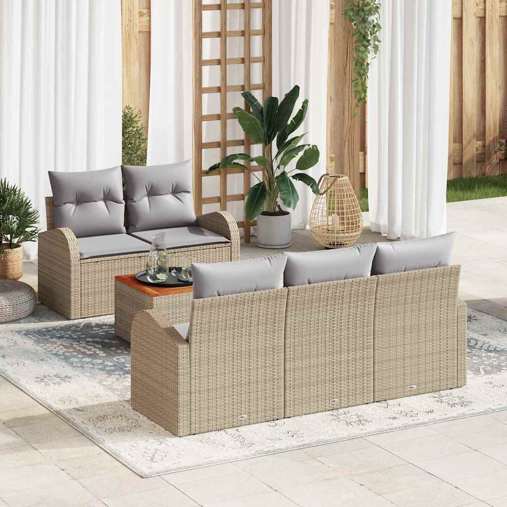 Tuin Sofa Set 6 Pcs