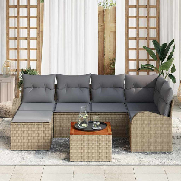 Tuin Sofa Set 7 Pcs