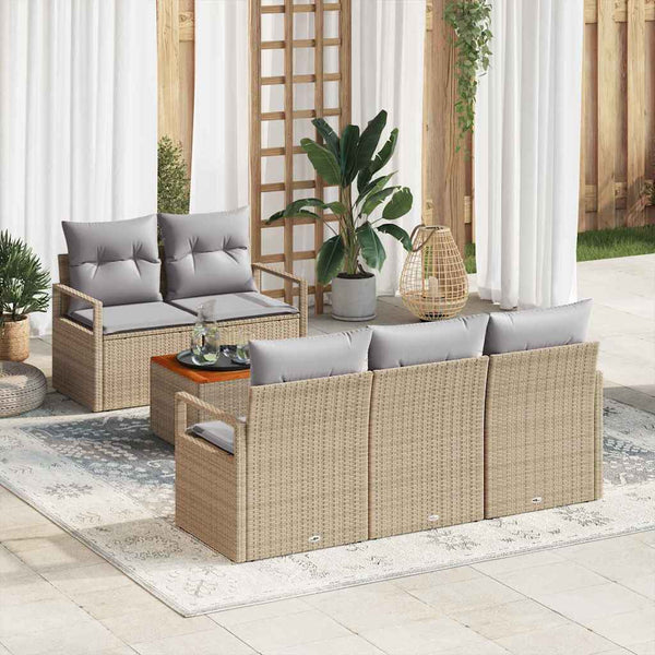 Tuin Sofa Set 6 Pcs