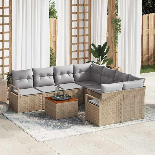 Tuin Sofa Set 9 Pcs
