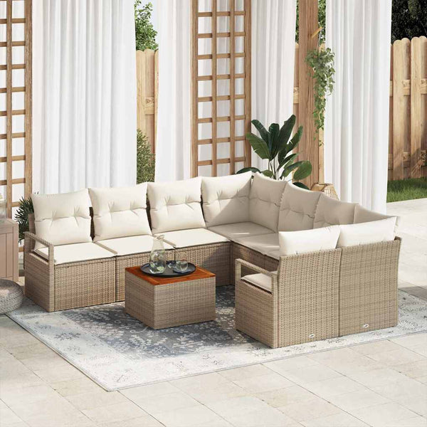 Tuin Sofa Set 9 Pcs