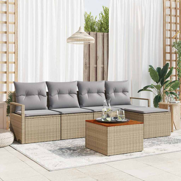 Tuin Sofa Set 6 Pcs