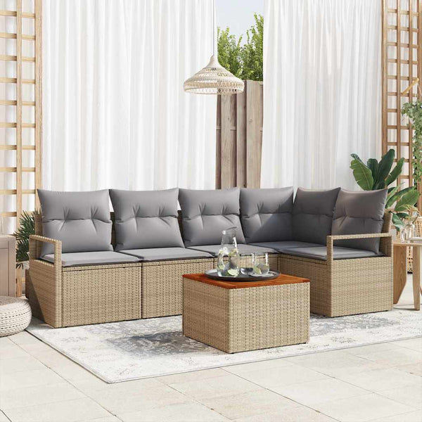 Tuin Sofa Set 6 Pcs