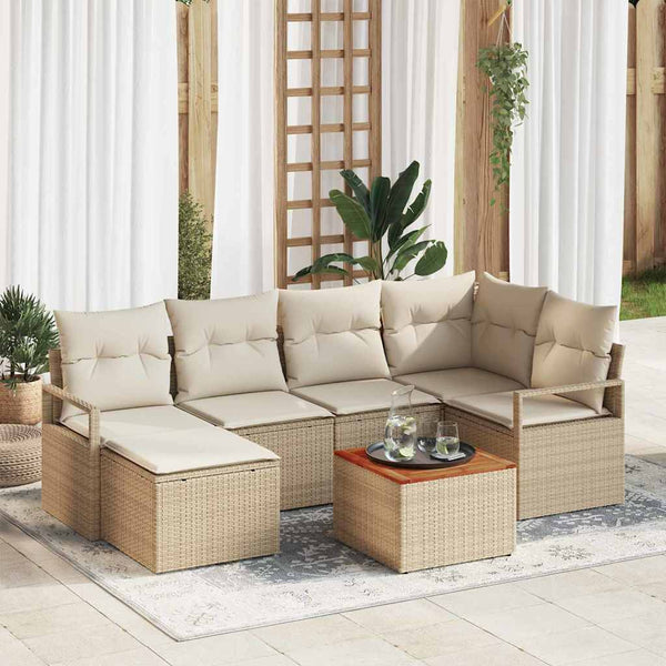 Tuin Sofa Set 7 Pcs