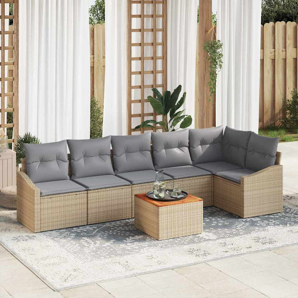 Tuin Sofa Set 7 Pcs