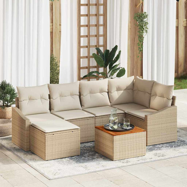 Tuin Sofa Set 7 Pcs