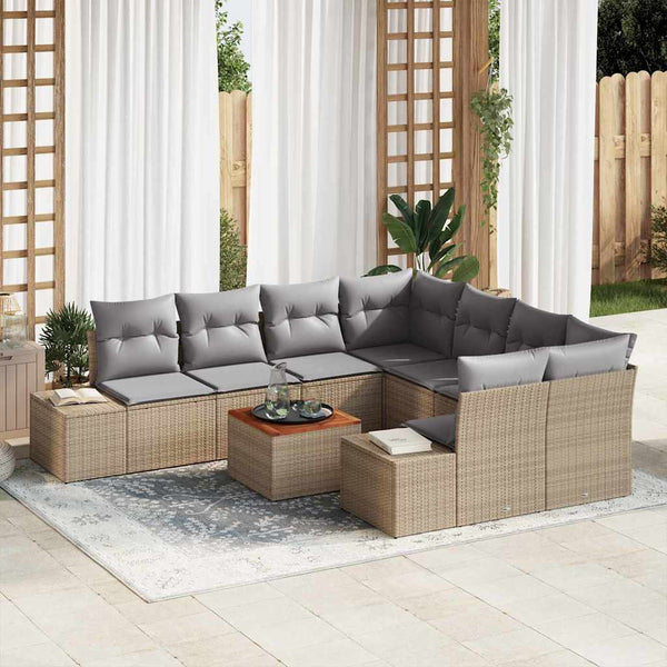 Tuin Sofa Set 9 Pcs