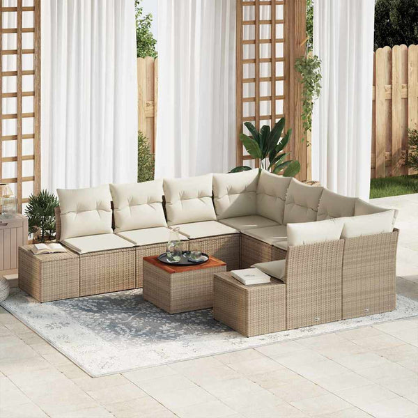 Tuin Sofa Set 9 Pcs