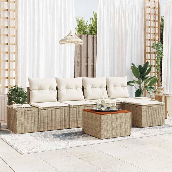 Tuin Sofa Set 6 Pcs