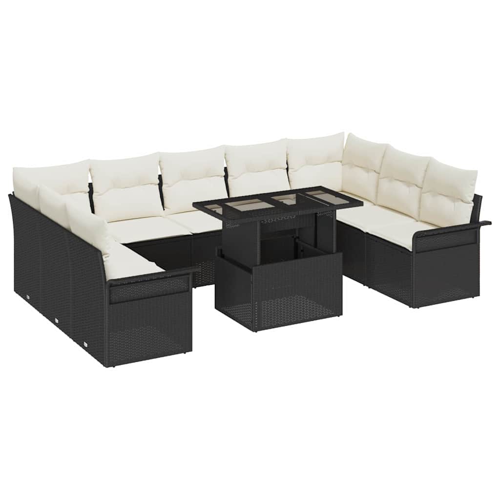Tuin Sofa Set 10 Pcs 100 X 55 X 73 Cm Poly Riet