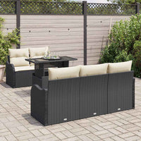 Tuin Sofa Set Met Kussen 6 Pcs 100 X 55 X 73 Cm Poly Riet