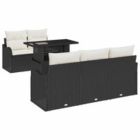Tuin Sofa Set Met Kussen 6 Pcs 100 X 55 X 73 Cm Poly Riet