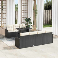 Tuin Sofa Set Met Kussen 8 Pcs 100 X 55 X 73 Cm Poly Riet