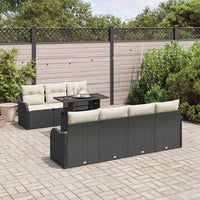 Tuin Sofa Set Met Kussen 8 Pcs 100 X 55 X 73 Cm Poly Riet