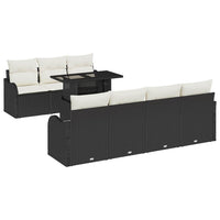 Tuin Sofa Set Met Kussen 8 Pcs 100 X 55 X 73 Cm Poly Riet