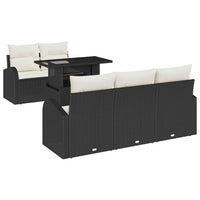 Tuin Sofa Set Met Kussen 6 Pcs 100 X 55 X 73 Cm Poly Riet