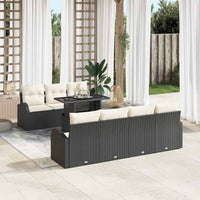 Tuin Sofa Set Met Kussen 8 Pcs 100 X 55 X 73 Cm Poly Riet